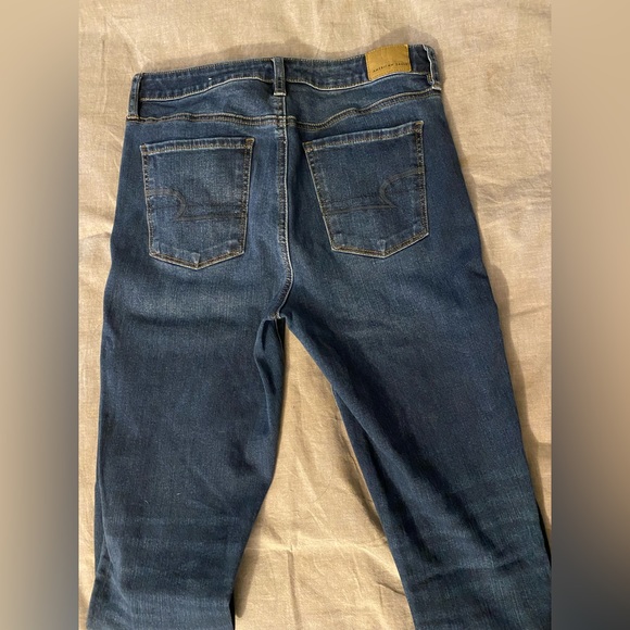 American Eagle Mid Wash Jegging - 10 LONG - Picture 4 of 5